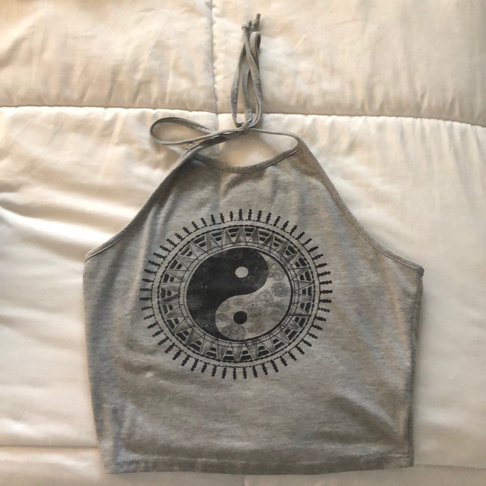 PacSun-Yin-Yang Summer Halter Top